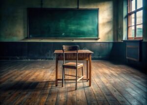 Quando Gli Alunni Sono Considerati Non Scrutinabili per Eccesso di Assenze 2 aula scolastica vuota con un banco isolato