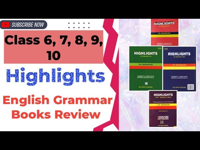 libro di grammatica con frase evidenziata